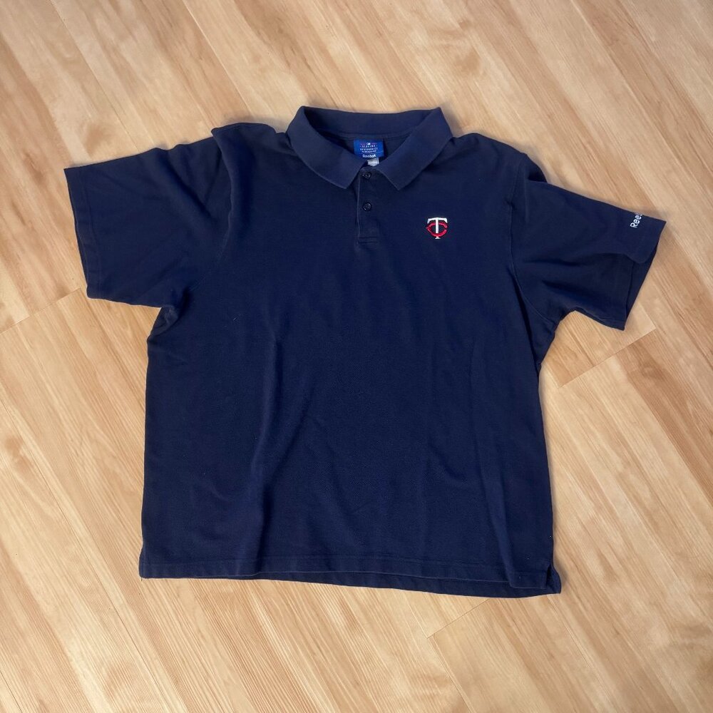 Reebok Minnesota Twins MLB Polo Shirt | 2010s | Navy